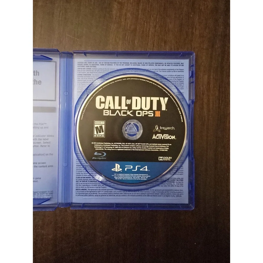 Call of Duty Black Ops III PlayStation 4 PS4 Video Game Activision